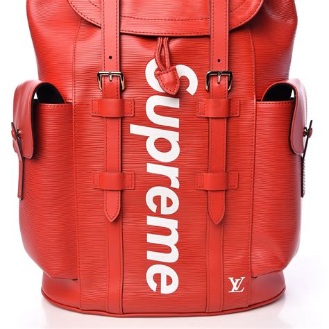 supreme lv christopher backpack price|louis vuitton x supreme christopher.